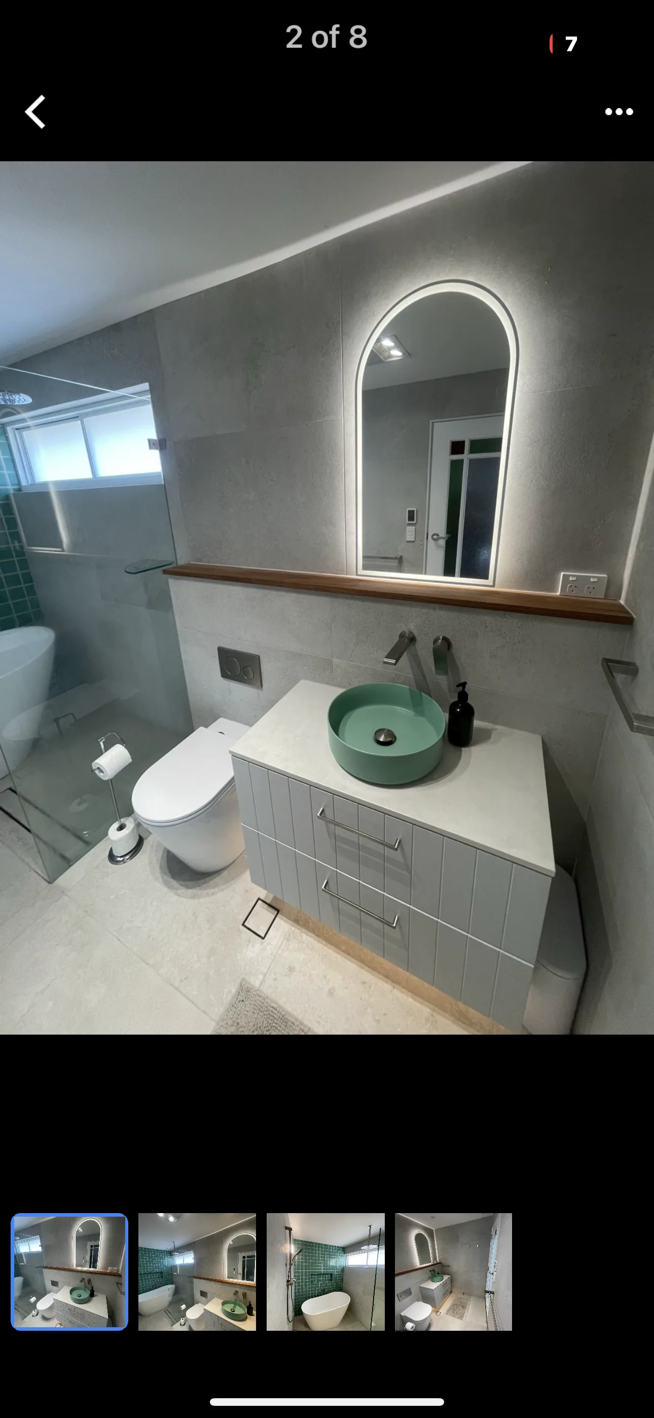 Bundeena bathroom - detail