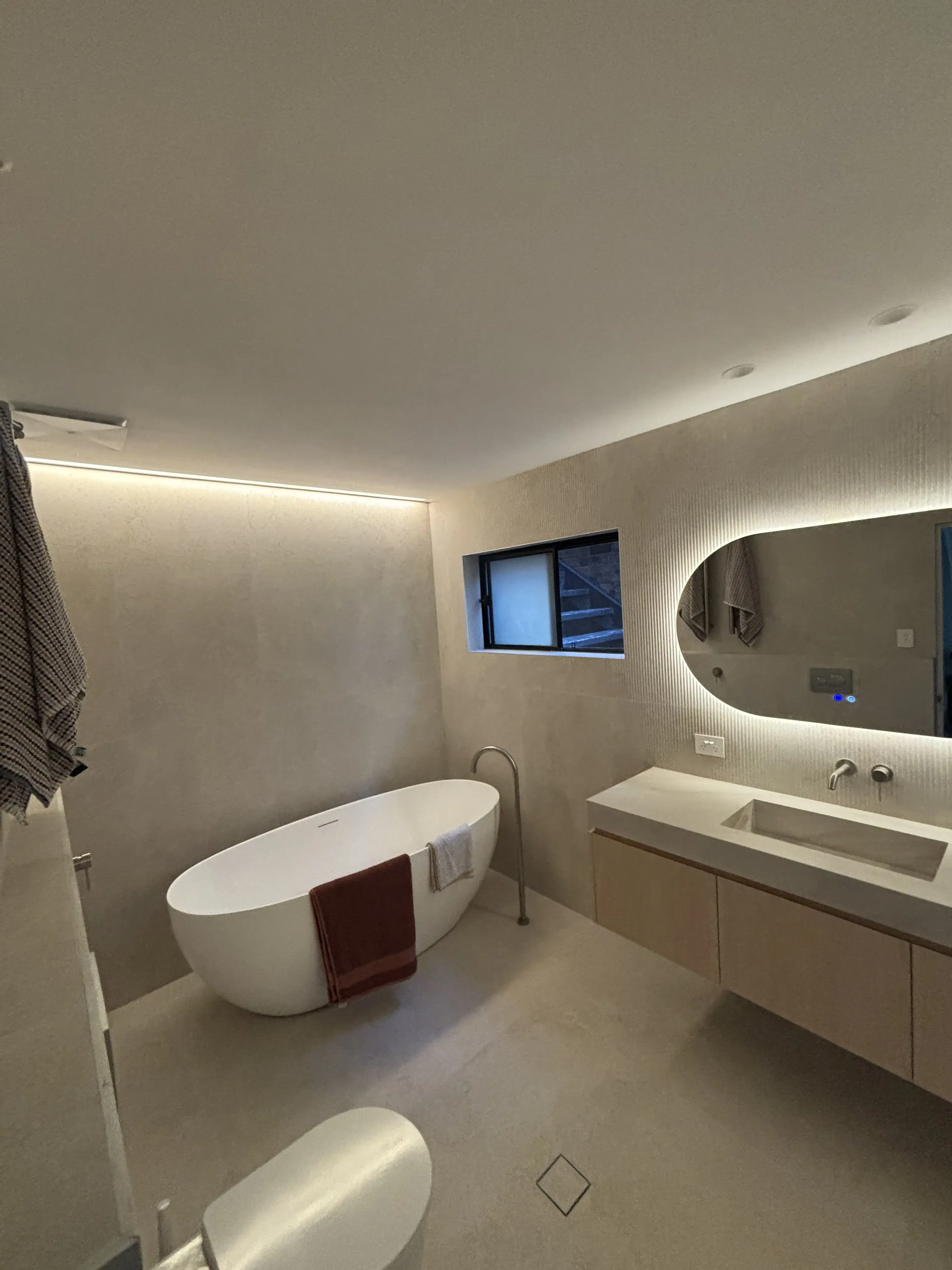Port Hacking bathroom - vanity and basin
