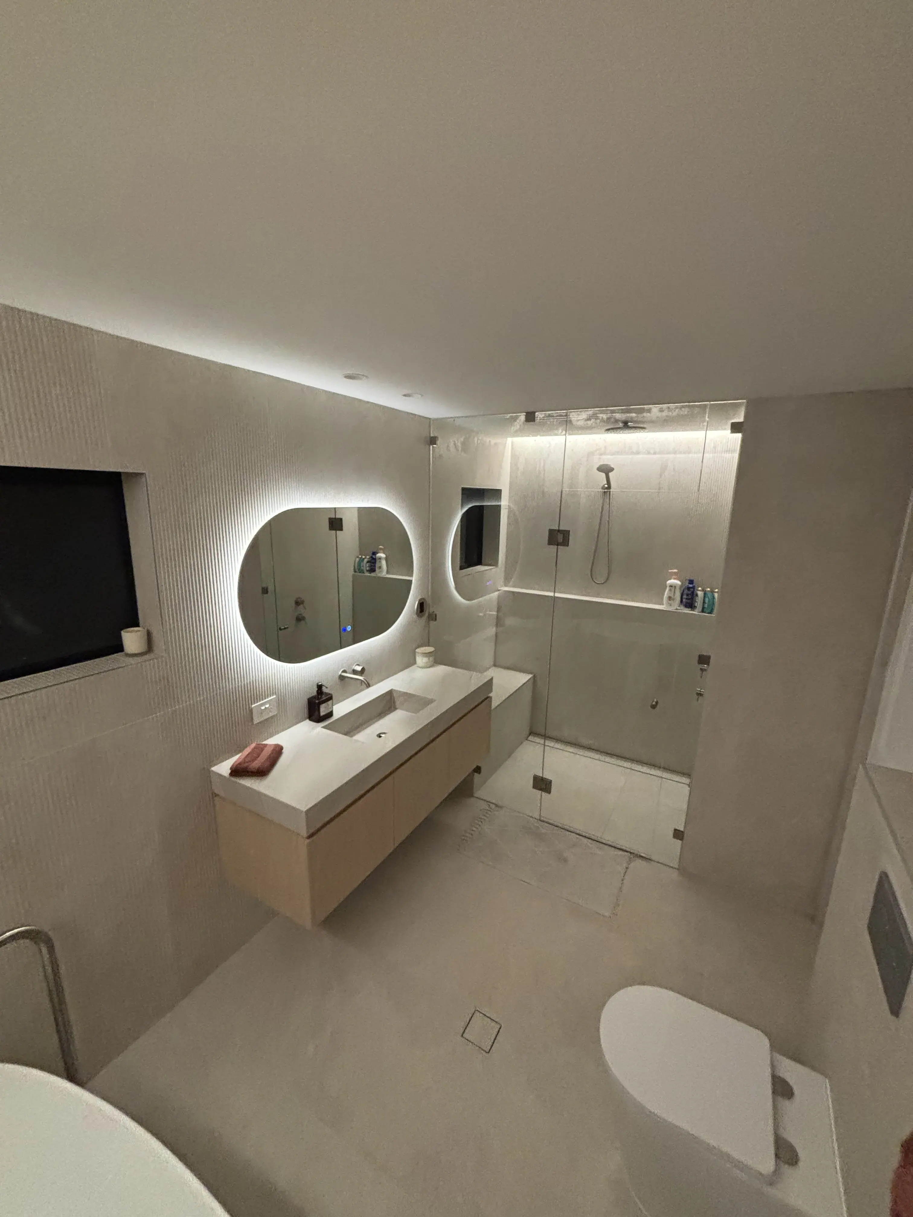 Port Hacking bathroom - shower detail